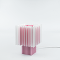 Zencube Table Lamp in Crystalline x Bubble Pink