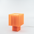 Zencube Table Lamp in Cosmic Orange