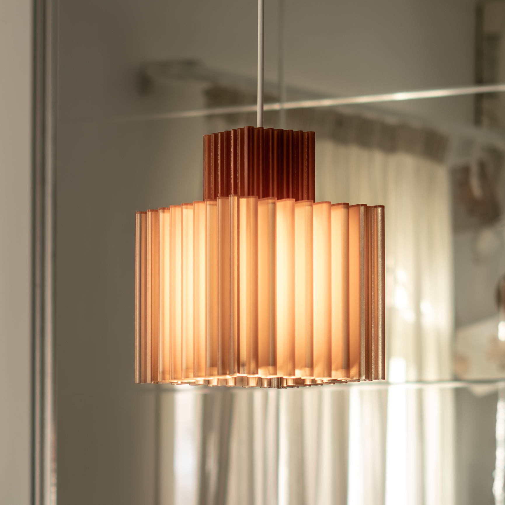 Zencube Pendant Lamp in Saharan Sand Brown
