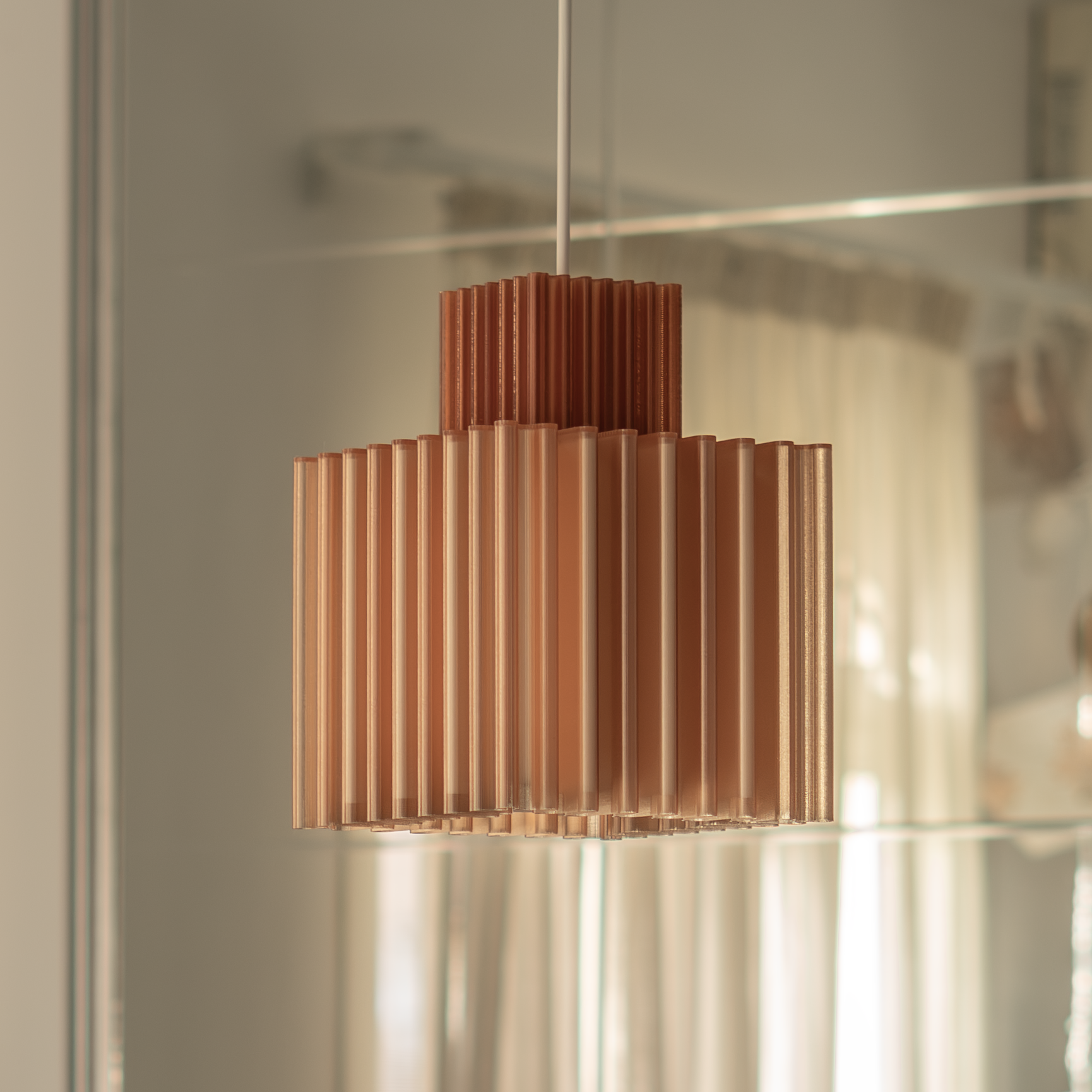 Zencube Pendant Lamp in Saharan Sand Brown