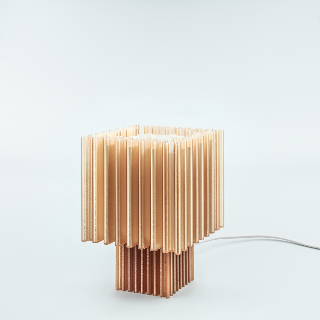 Zencube Table Lamp in Saharan Sand Brown